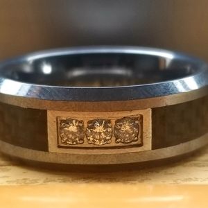 mens tungsten wedding band